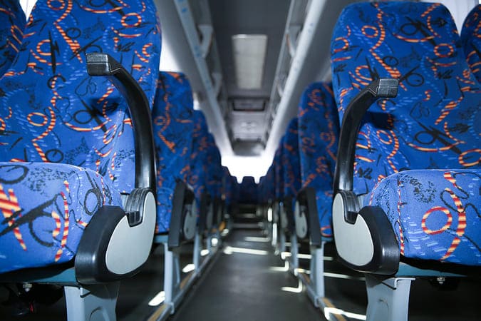Columbus 47-56 Passenger Charter Buses Interior